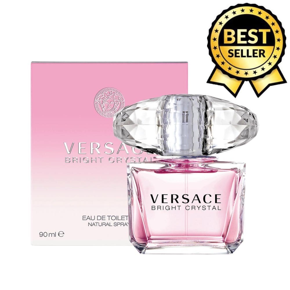 CA Versace Bright Crystal Eau de Toilette for Women 90ml Shopee
