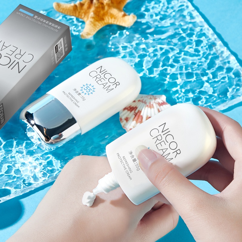 [Genuine Product Ready Stock] Nicor/Sunscreen Cream SPF50+Sunscreen