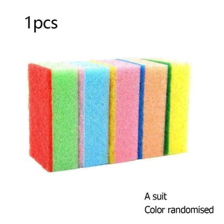 1pcs Household Kitchen Dish Washing Cleaning Sponges Scouring Tool Colored Cleaner Sponges Pads E0X4 #2