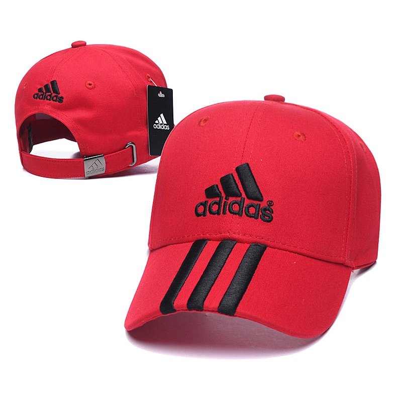 red baseball cap