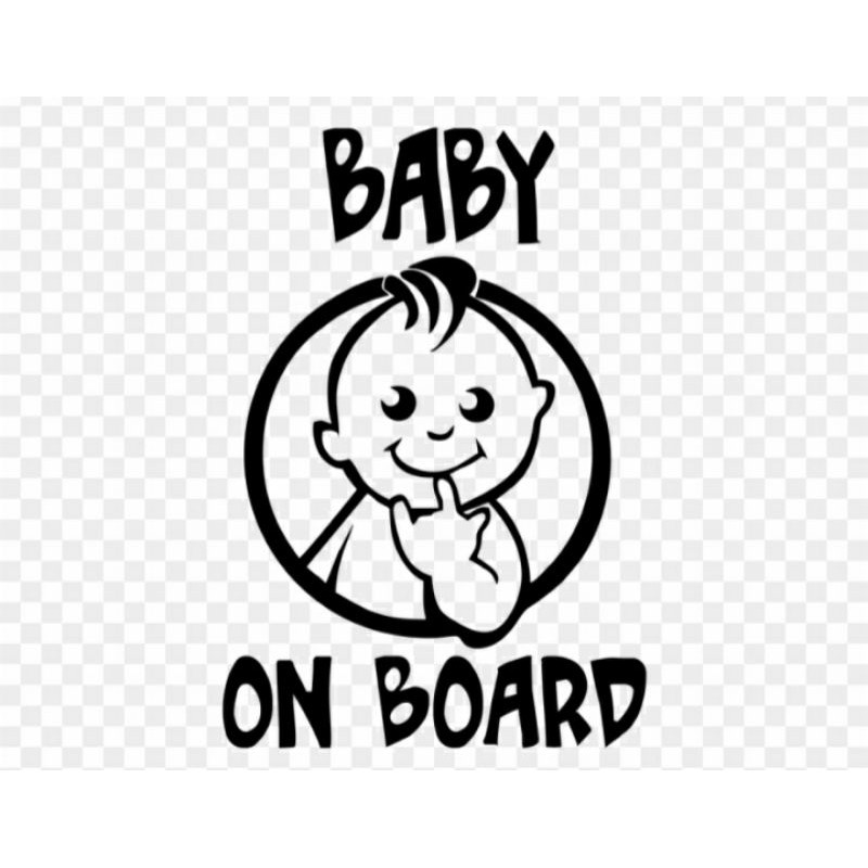 BABY ON BOARD STICKER Shopee Philippines