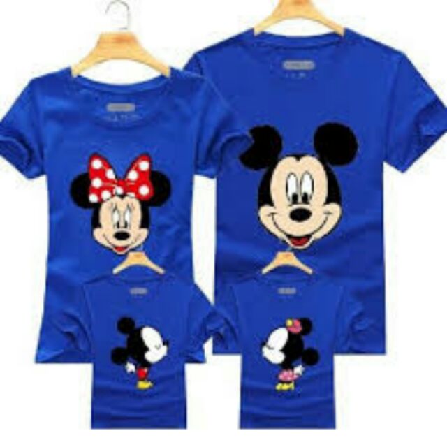 blue mickey mouse shirt