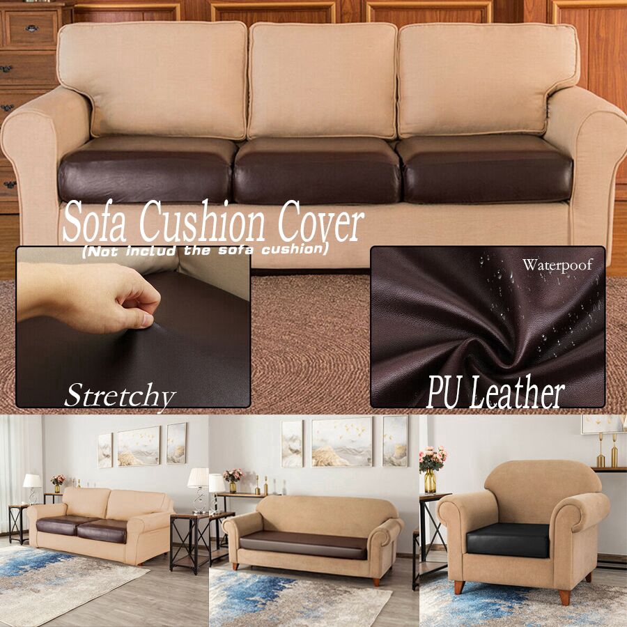 leather sofa cushion covers replacement