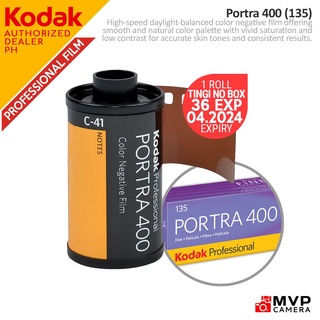 KODAK PORTRA 400 (1 Roll) 135 35mm Color Professional Negative Film C41 PROCESS MVP CAMERA