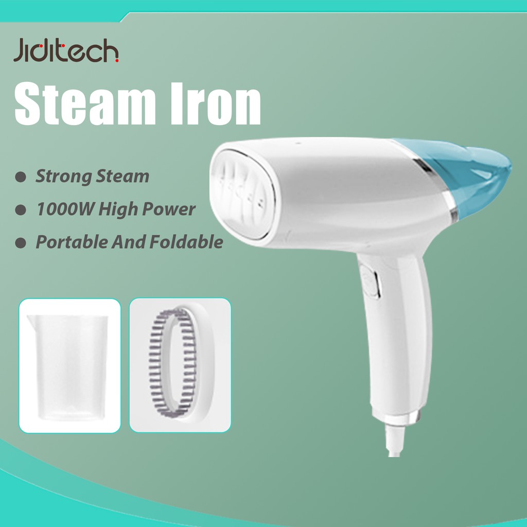 Jiditech 1000W Steam Iron Garment Steamer Travel Steam Iron Home Steam Iron Handheld Steamer