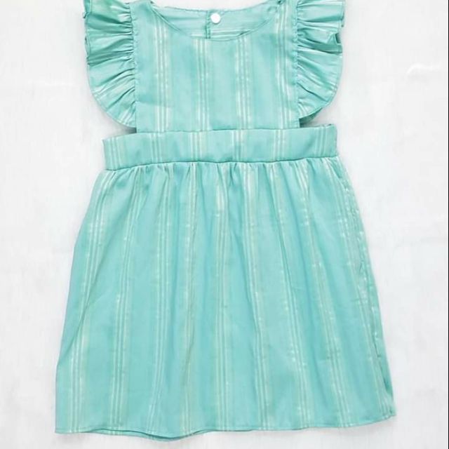 teal cotton dress