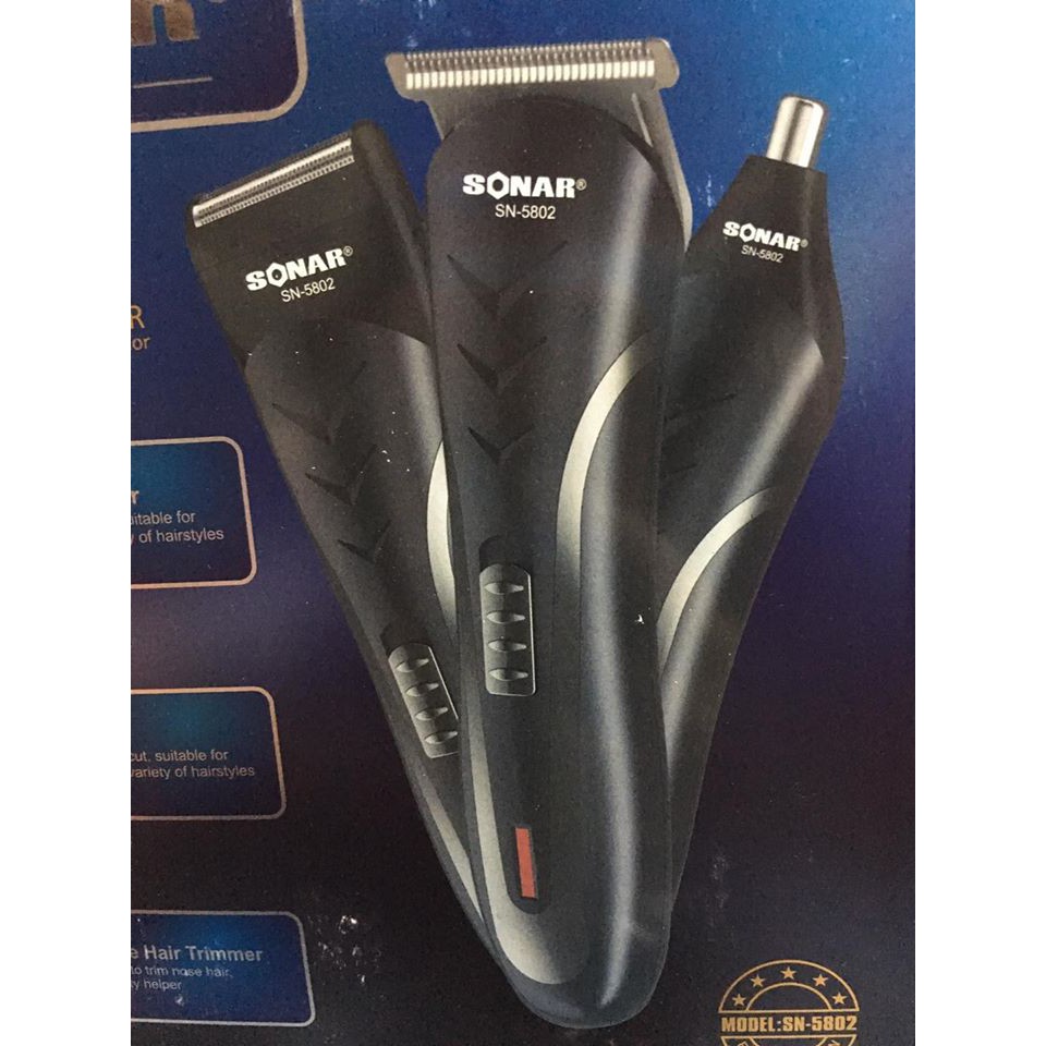 sonar professional hair clippers sn 5802