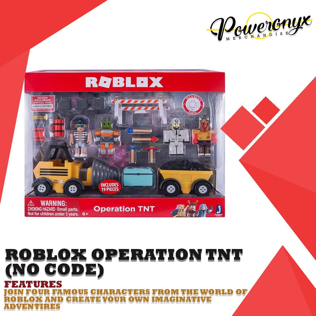 Roblox Operation Tnt Playset Shopee Philippines - roblox hunted vampire figure pack virtual item code brand new free ship