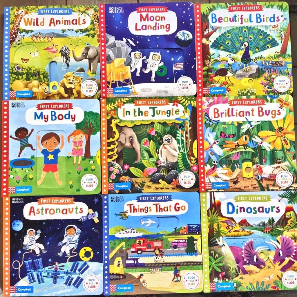 Featured image of FIRST EXPLORERS (Science Museum) series by CAMPBELL (singles) - interactive board books for toddlers