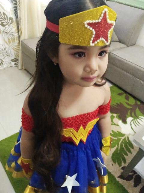 Wonder woman baby girl tutu tulle custome dress | Shopee Philippines