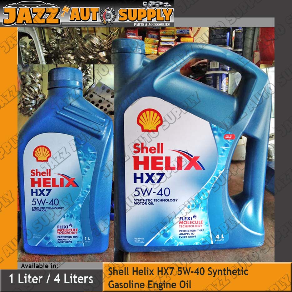 Shell HELIX Gasoline/Diesel HX7 5W40 Synthetic Engine Oil Shopee