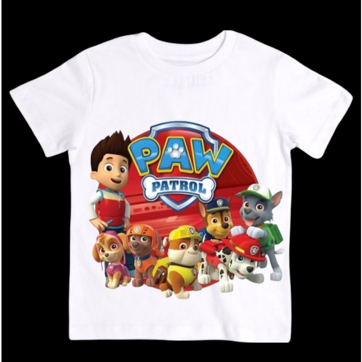 Tshirt for kids Paw Patrol Design (Sublimation Print) | Shopee Philippines