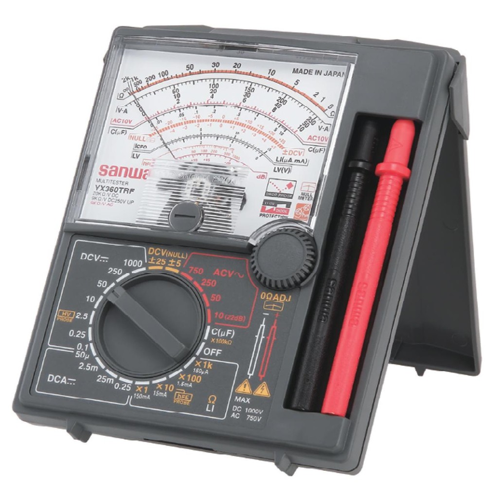 Sanwa YX360TRF Analog Multi-Tester Multi-Meter Made in JAPAN Analogue ...