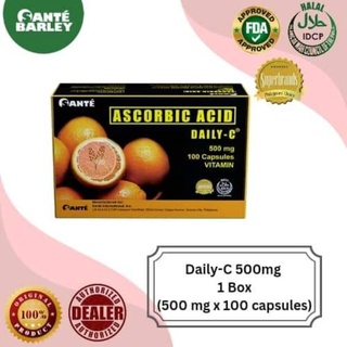 Sante  Ascorbic Acid  ( Daily C )500mg 100- Capsule Non-acidic Vitamin C #1