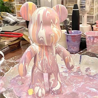 Influencer Fluid Violent Bear Homemade Pendant Creative Handmade diy Hand-Made Graffiti Ornaments Toy Keychain Gift