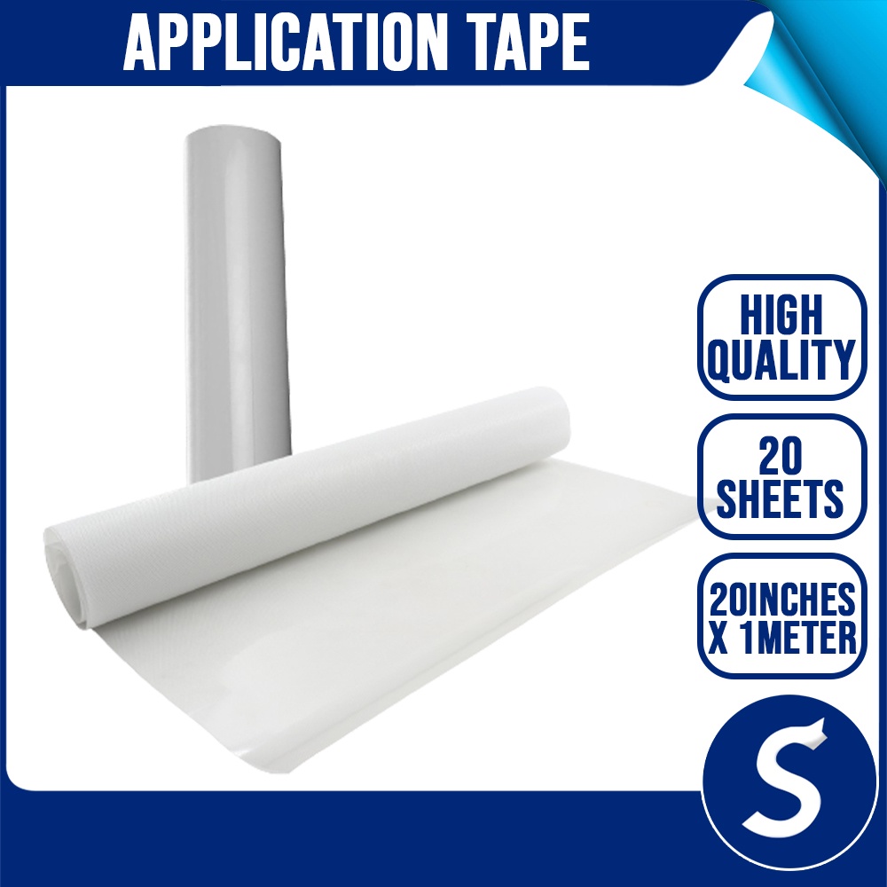Transfer Tape Application Tape for Vinyl Application with Grid Lines Self-Adhesive Transfer Paper