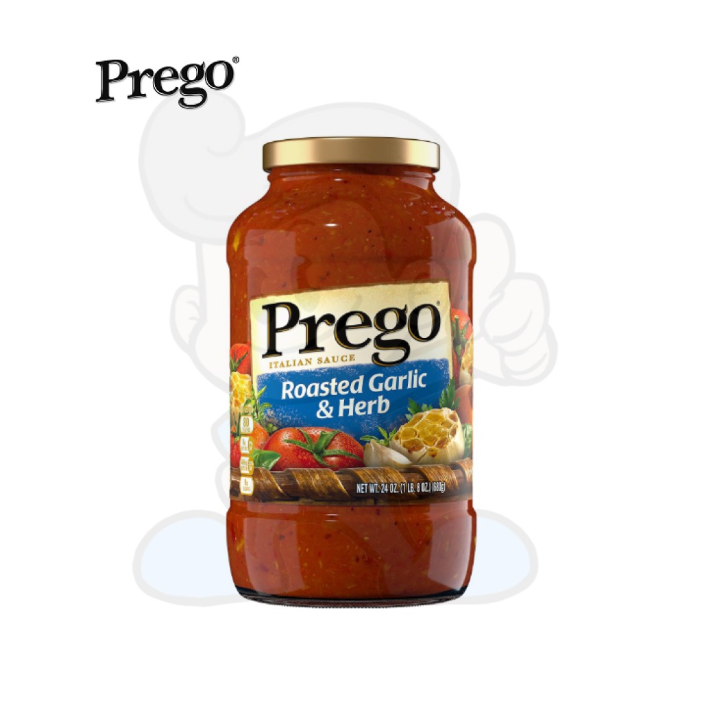 Prego Pasta Sauce Italian Tomato Sauce With Roasted Garlic Herbs 24oz Shopee Philippines