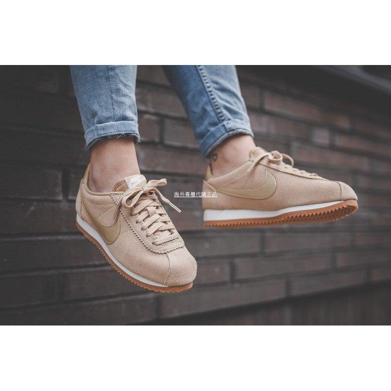 nike cortez sand suede