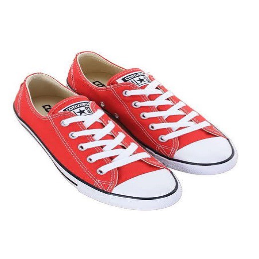 red dainty converse