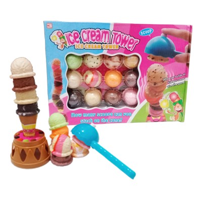 ice cream scoop stacking game