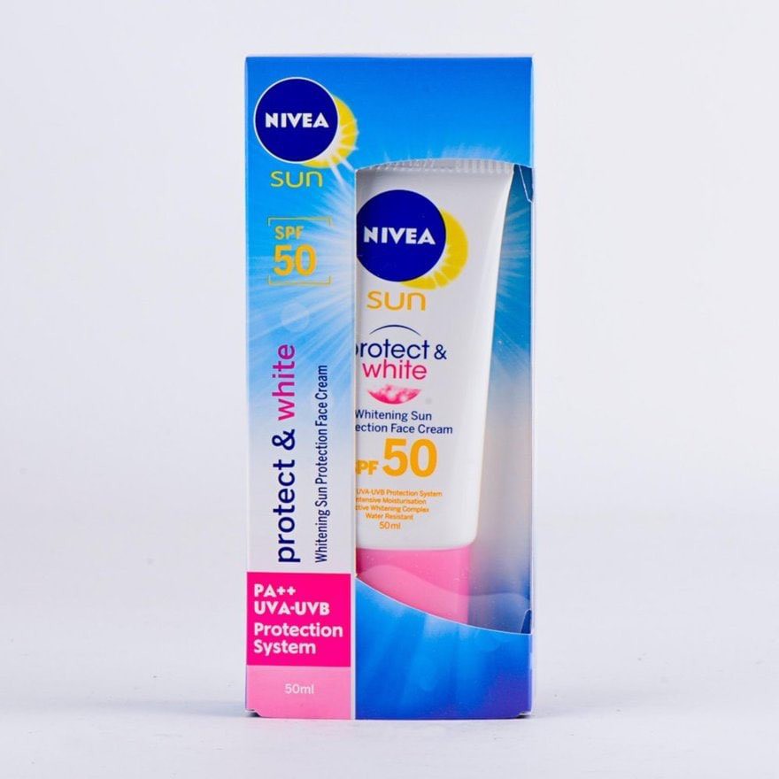 NIVEA SUN Protect & White Whitening Sun Protection Face Cream SPF50