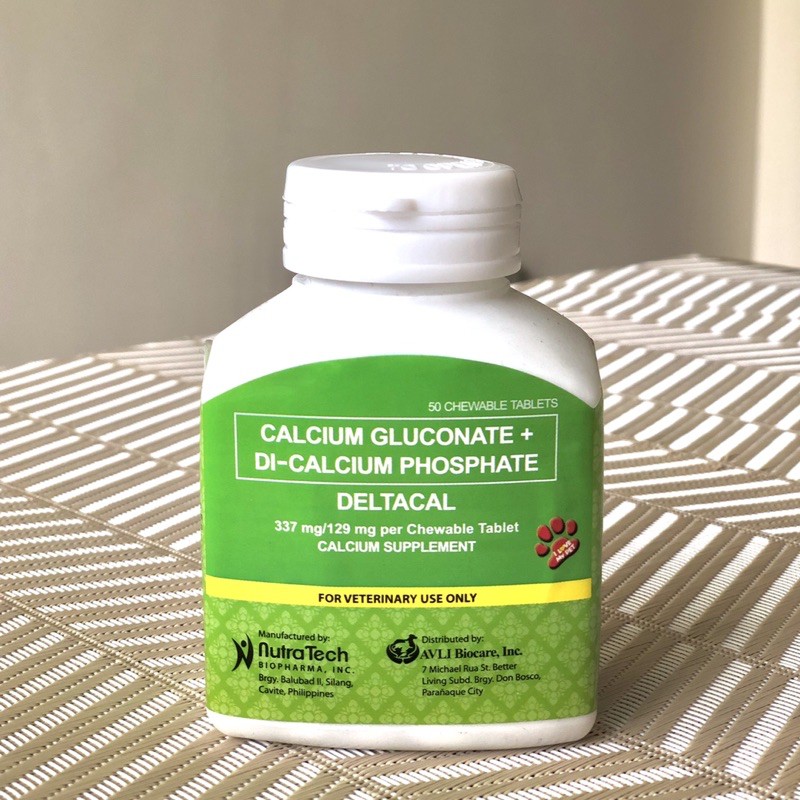 DELTACAL Calcium Supplement (50 CHEWABLE TABLETS) Shopee Philippines