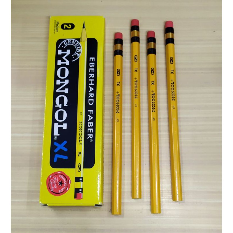 12pcs/Box XL MONGOL PENCIL Jumbo #2 | Shopee Philippines