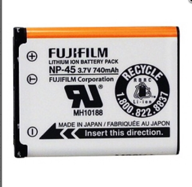 Fujifilm NP45 NP45A NP45S camera battery for camera XP130 J20 J26