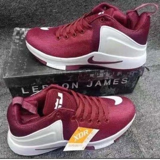 lebron shoes maroon