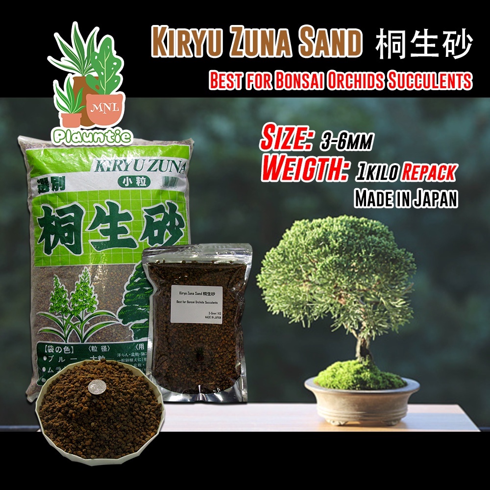 kiryuzuna Soil (Japan Premium Quality) for Bonsai, cactus and