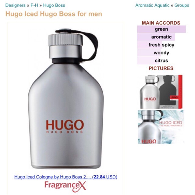 hugo boss iced cologne