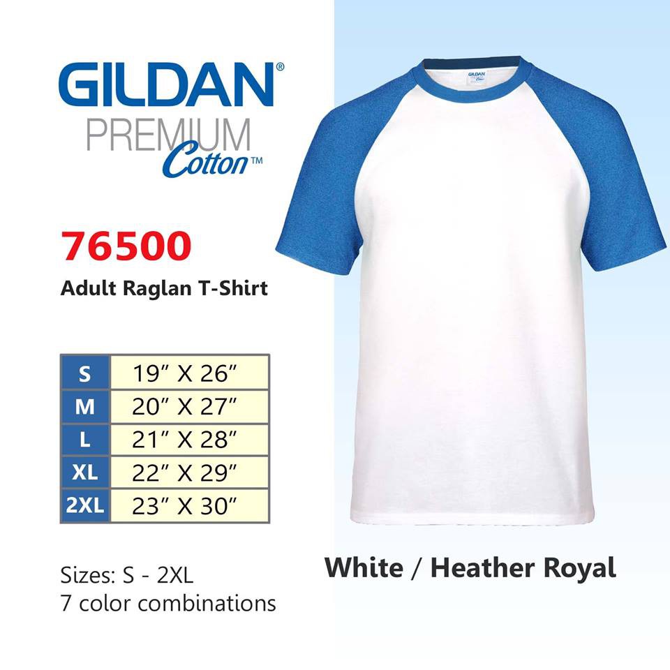 gildan heather royal