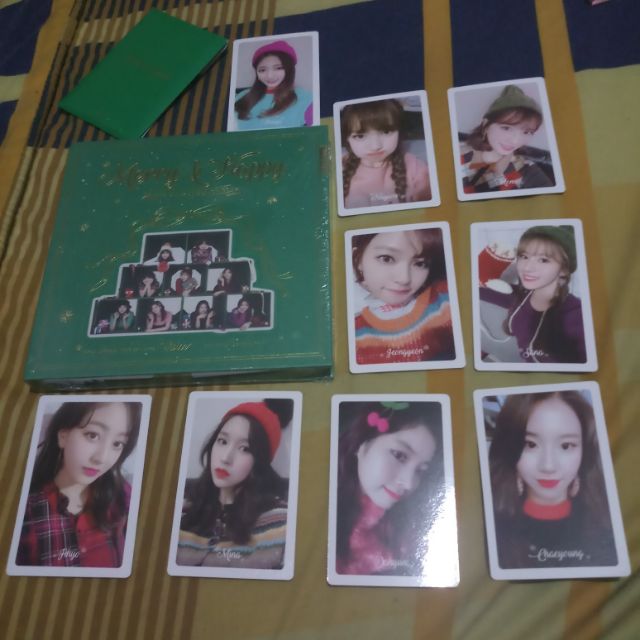 Twice Merry And Happy W Twicetagram Pob Poster 1 Free Pc Album Shopee Philippines