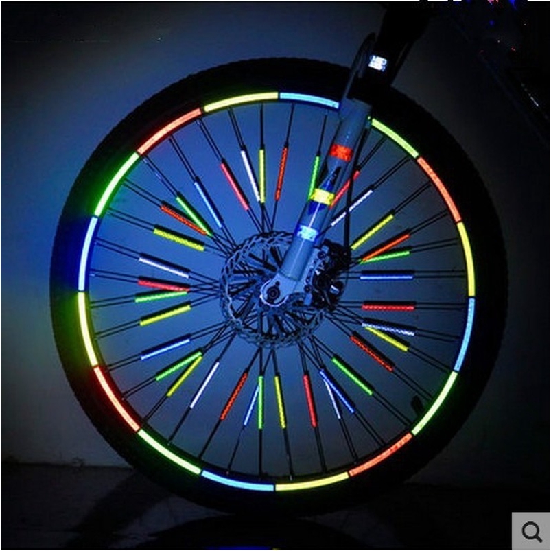 reflective spokes