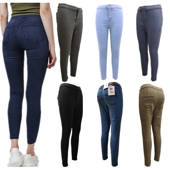 women's high waisted skinny jeans