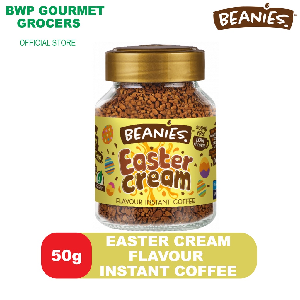 Beanies Easter Cream Flavor Instant Coffee (50g) Shopee Philippines