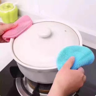 Practical Silicone Dish Washing Sponge Scrubber #5