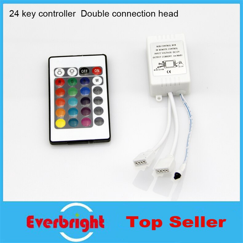 24 Keys Infrared Controller RGB Led Strip 24 Key IR Remote Controller ...