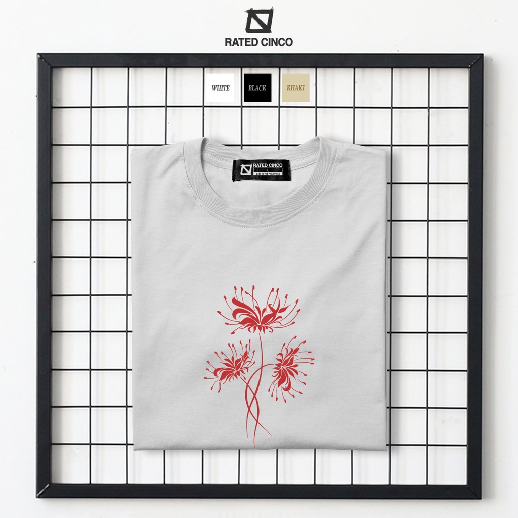 FLOWER OF DEATH - ANIME | Graphic Tees | Minimalist Design | Aesthetic Shirt | Unisex | RATED CINCO