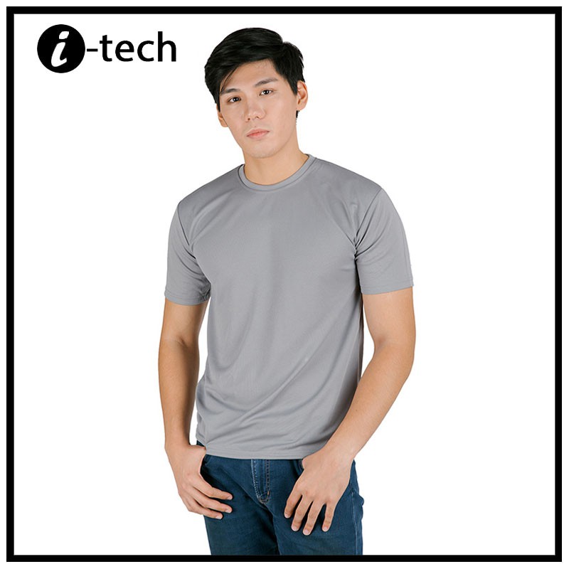 gray dri fit shirt