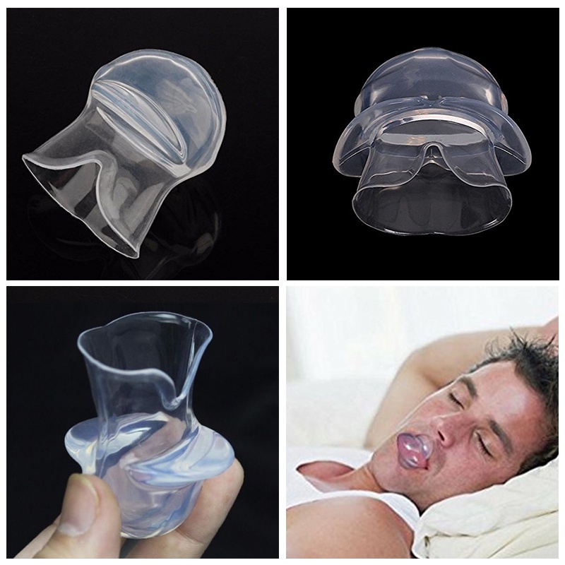 (in Stock)Silicone Anti Snoring Stopper Nose Clip Tongue Sleep Apnea ...