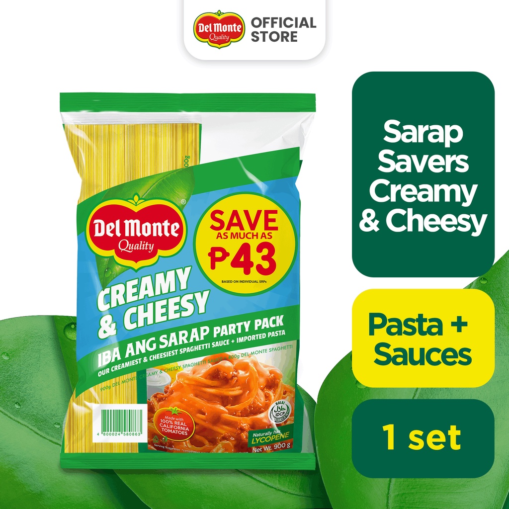 DEL MONTE Creamy & Cheesy Spaghetti Sauce the No. 1 Spaghetti Sauce in