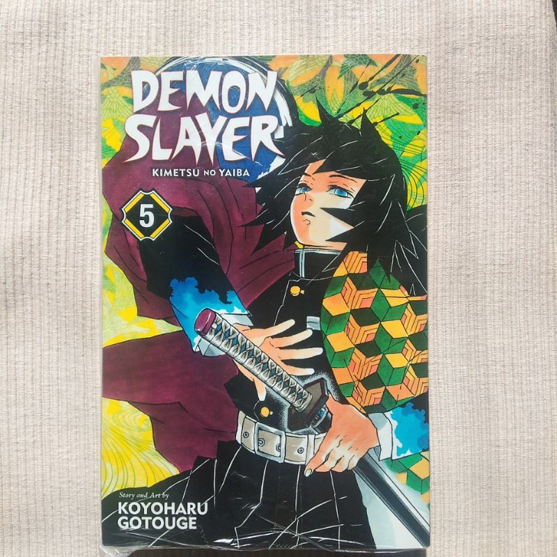 Onhand Demon Slayer Kimetsu No Yaiba Vol 5 Giyu Tomioka Cover Unsealed Shopee Philippines