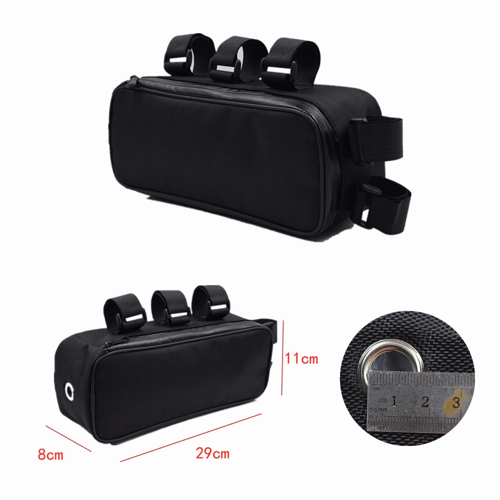 Bicycle Beam Bag Battery Controller Hanging Velcro Fixed Tube Frame