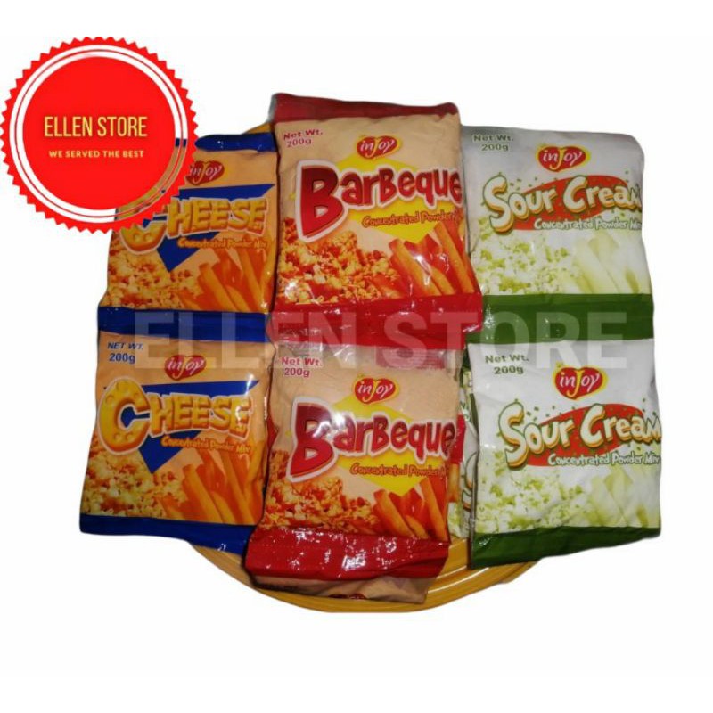 Powder Mix 200g Injoy Cheese Bbq And Sour Cream Shopee Philippines 7083