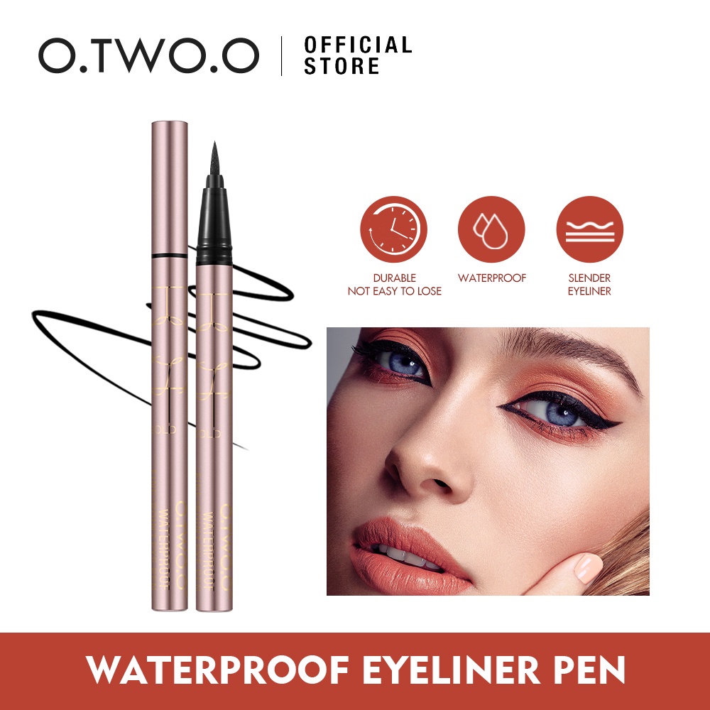 O.TWO.O Liquid Eyeliner Eye Make Up Long Lasting Eyeliner Shopee