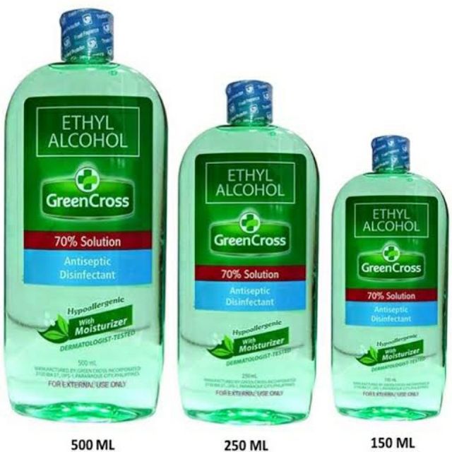 Green Cross Isopropyl And Ethyl Alcohol Shopee Philippines