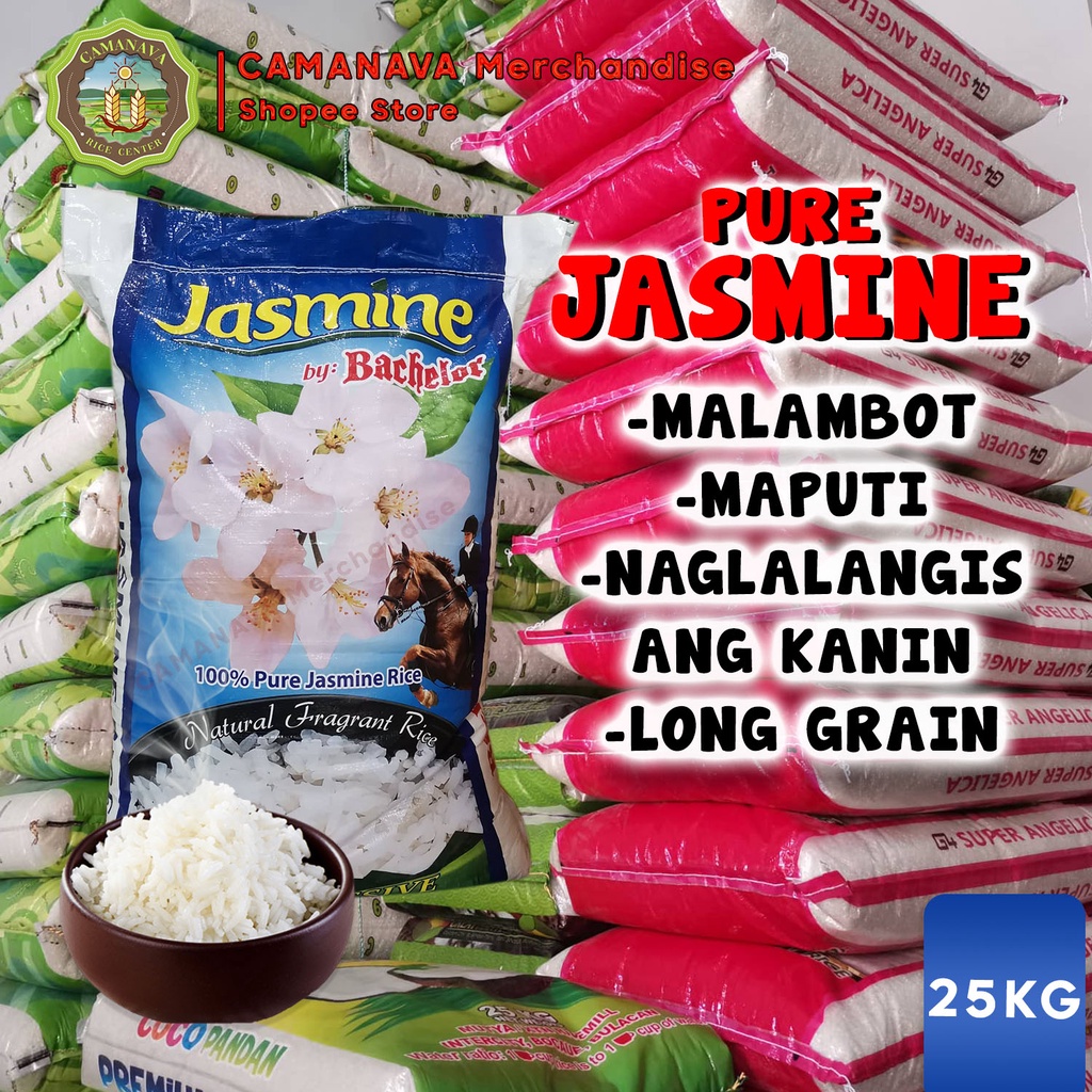 Jasmine Rice By Bachelor 25kg Shopee Philippines