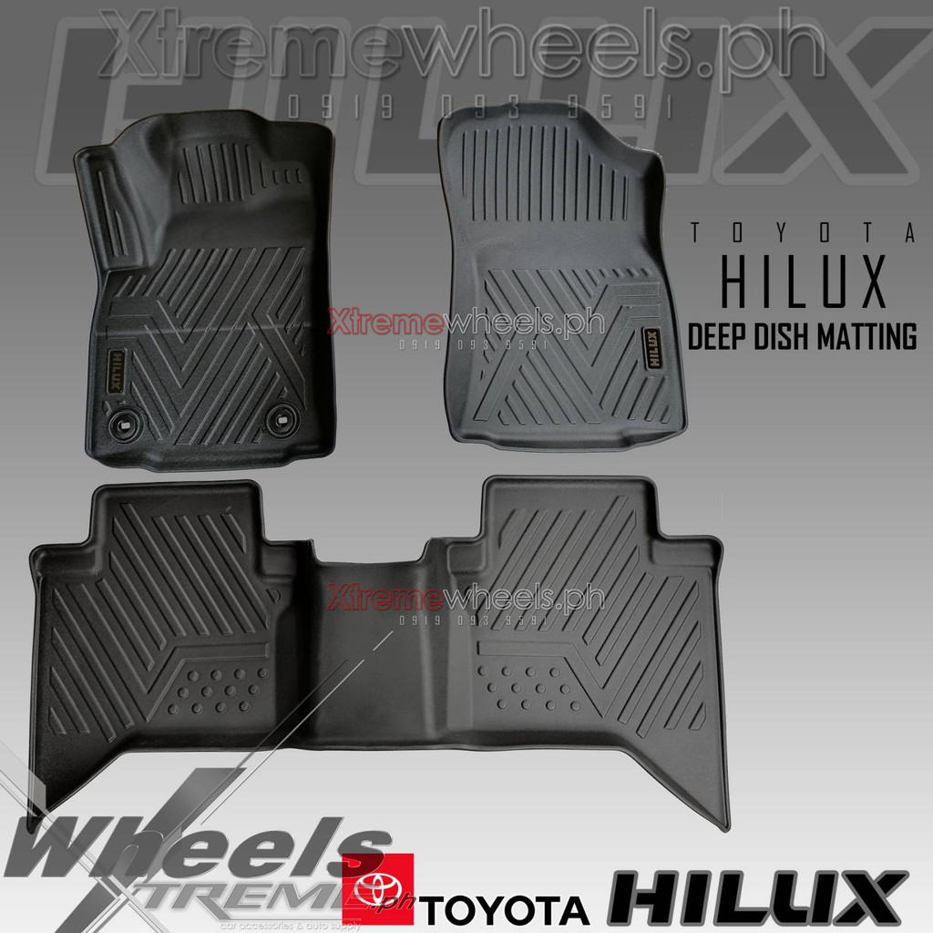 Hilux / Rocco / Conquest 20162023 Version 3 Deep Dish Matting ( Hilux
