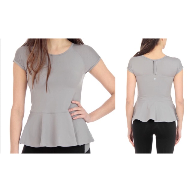 peplum workout top